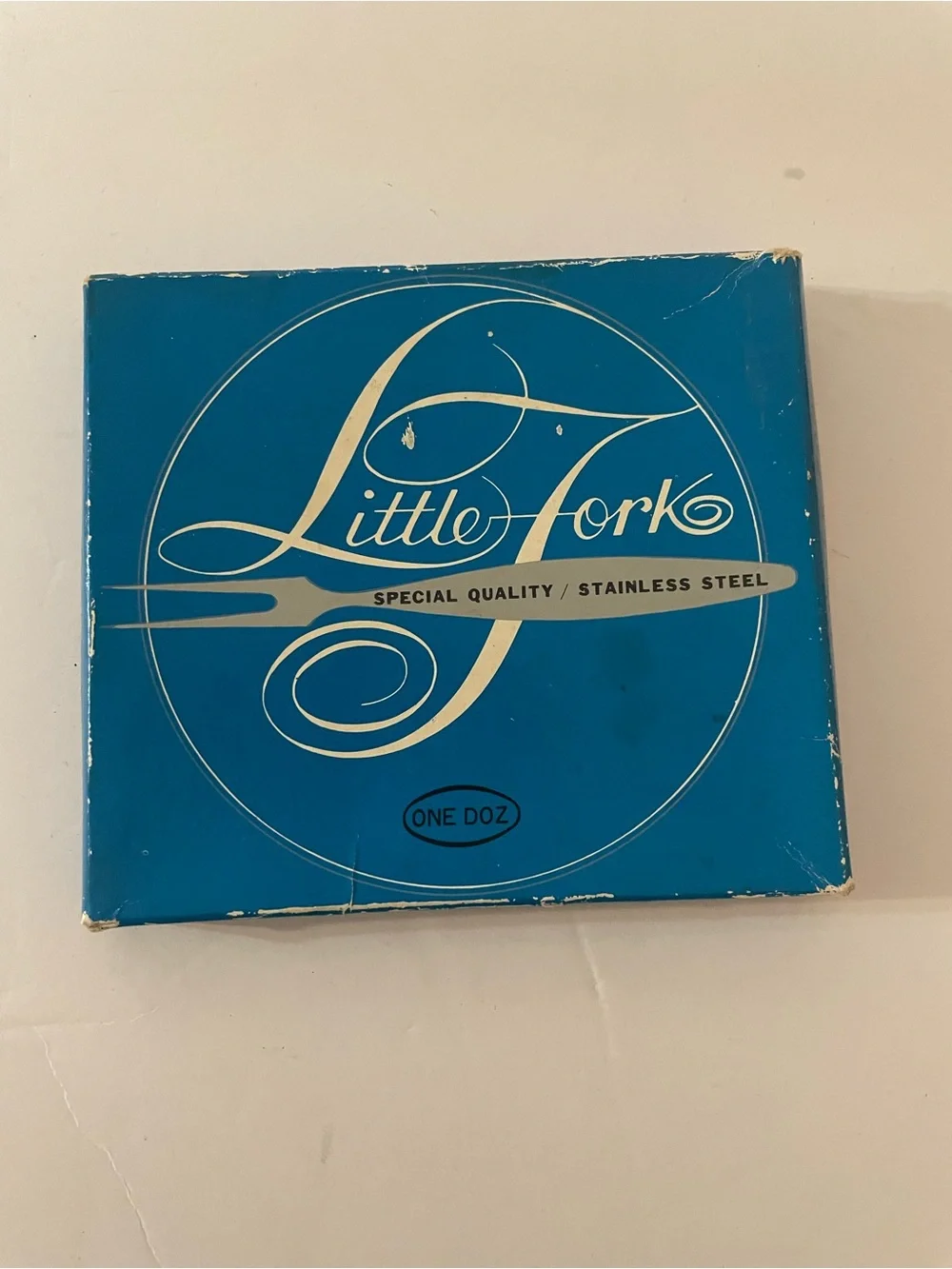 Vintage MCM LITTLE FORKS Cocktail Forks Stainless Steel